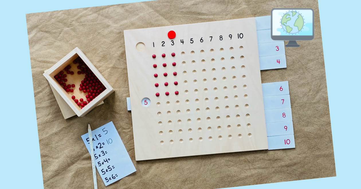 Multiplication Bead Board and Division Bead Board - IFIT Montessori