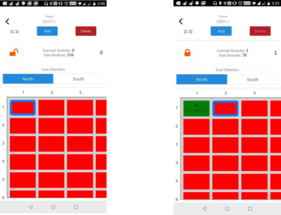 Scan App (Module Serial Number Scanning & Mapping)