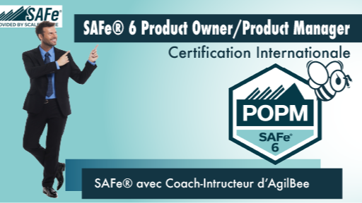 Représentation de la formation : SAFe® Product Owner / Product Manager POPM