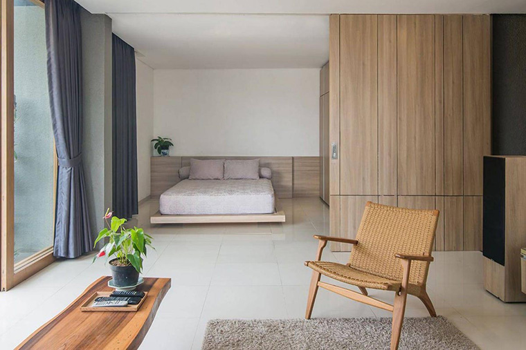 paket interior apartemen 2 kamar dengan open space