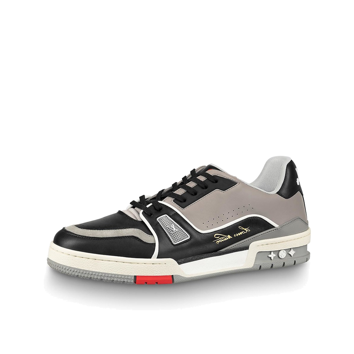 Louis Vuitton, Shoes, Louis Vuitton X Virgil Abloh Lv Low Trainer Og  Black Ss9