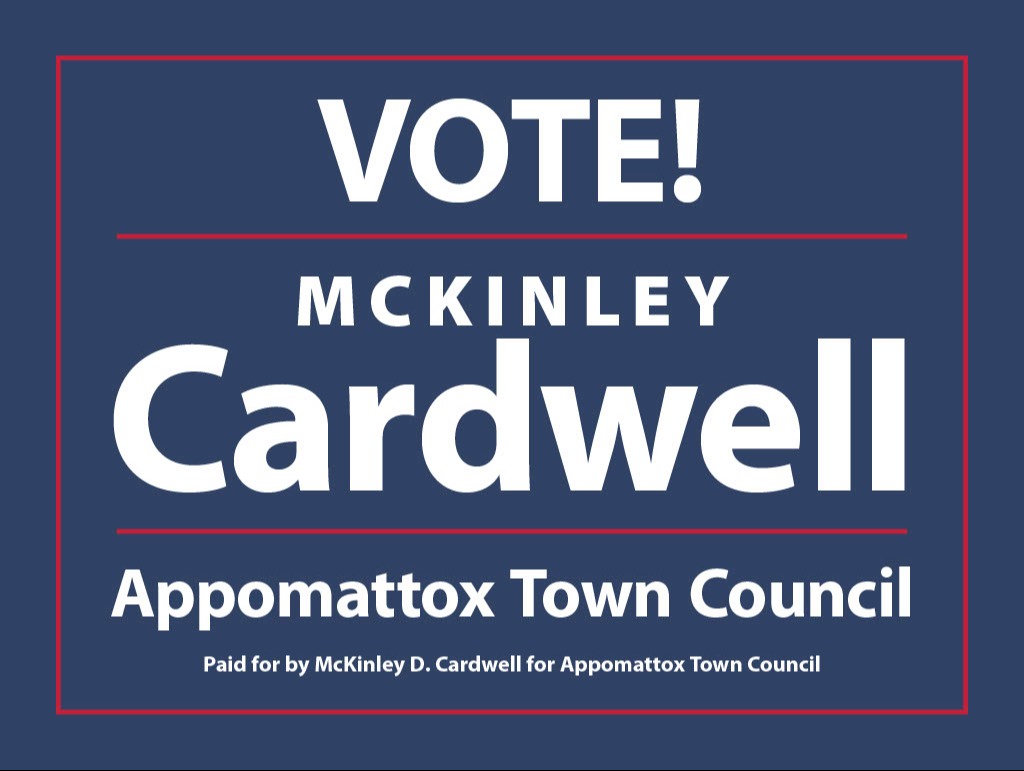 McKinley D. Cardwell For Appomattox Town Council logo