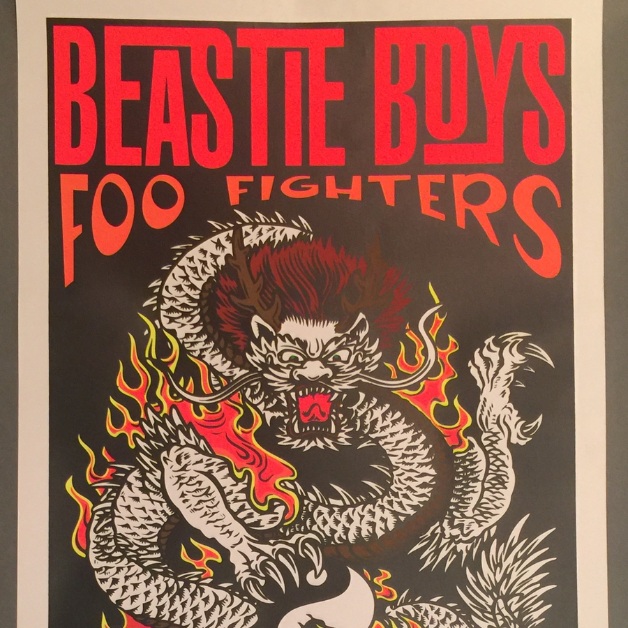 Beastie Boys/Foo Fighters 1996 Hong Kong Artist Print Poster by 