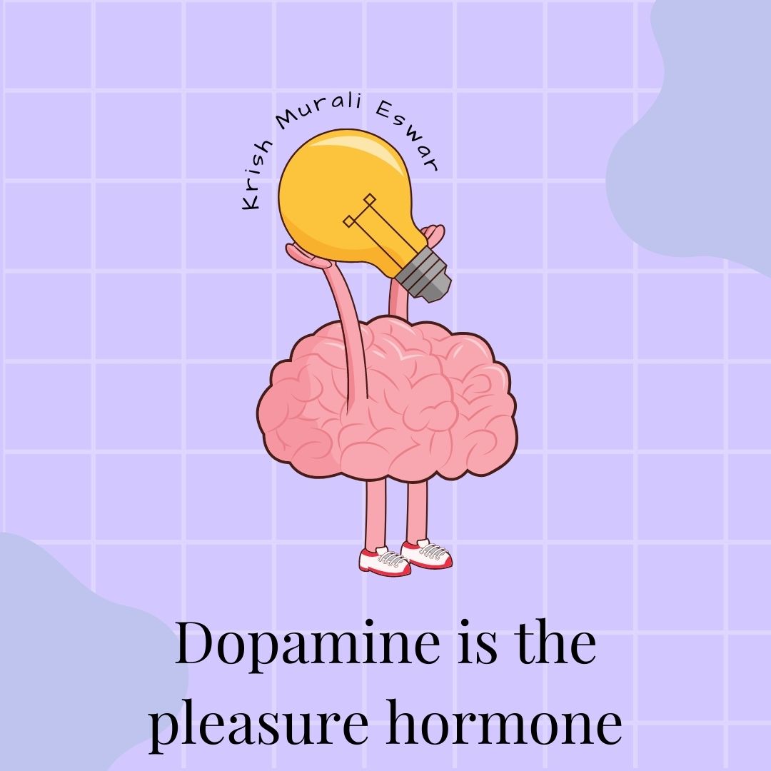 Dopamine is the pleasure hormone
