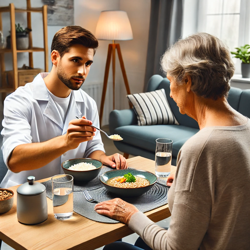 Représentation de la formation : Accompagner une personne présentant  des troubles de la déglutition