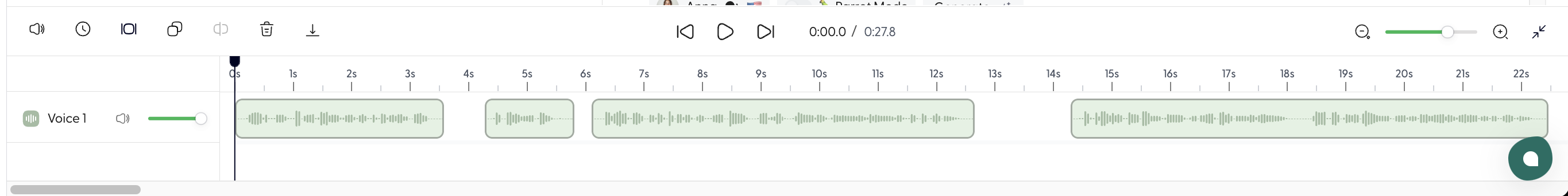 Remove unwanted silence periods between audio clips