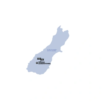 tourhub | Contiki | Ski New Zealand | Plus | 2026 | Tour Map