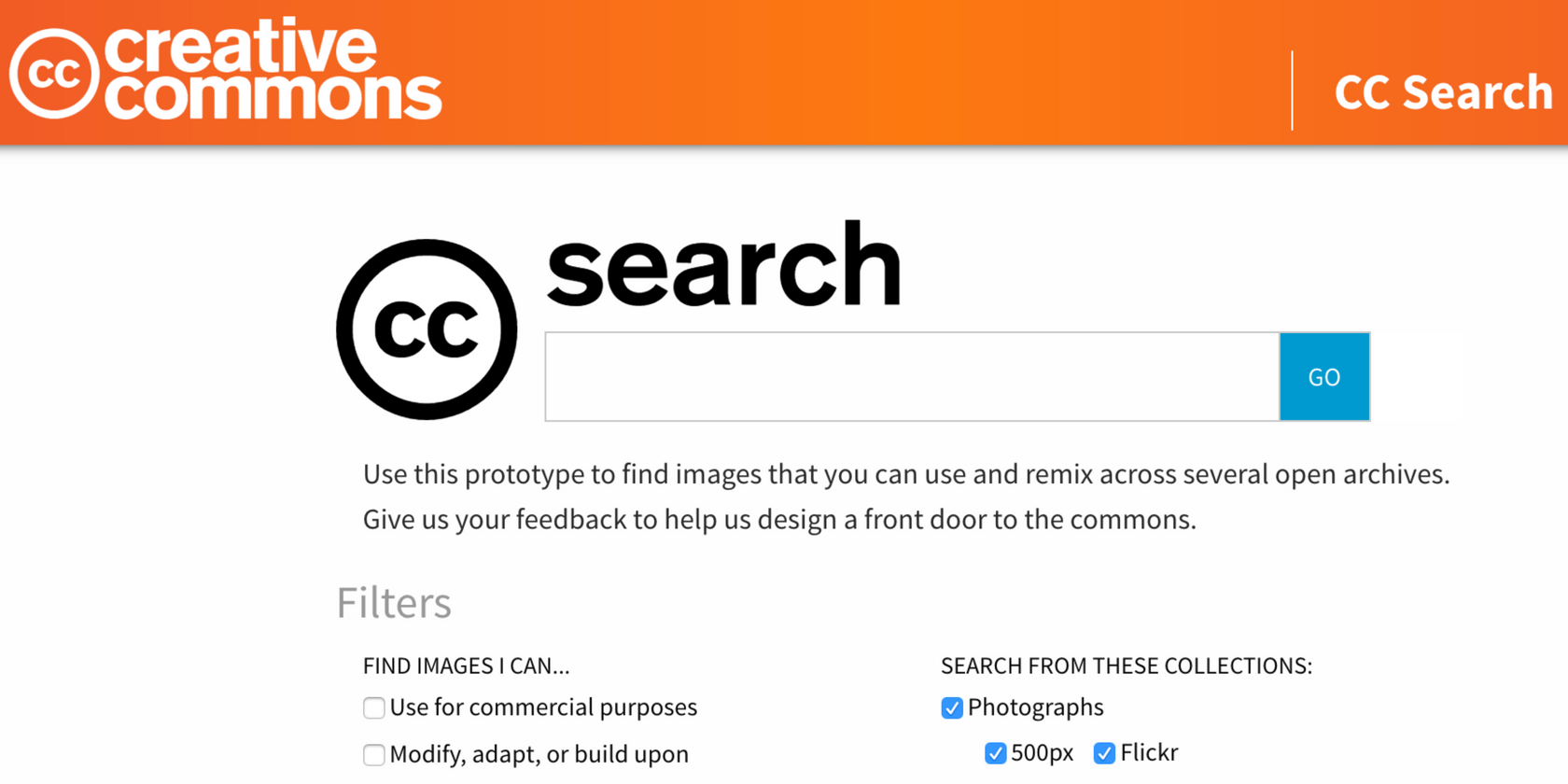 creative common search adalah