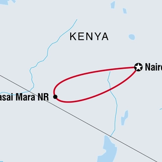 tourhub | Intrepid Travel | Masai Mara Walk | Tour Map