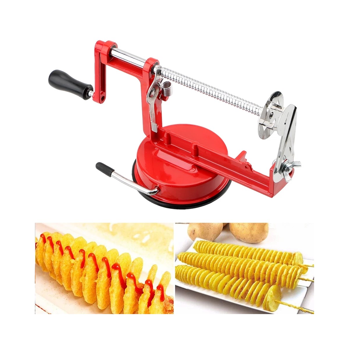 🔥Ready Stock🔥Spiral Potato Slicer mesin kentang putar potato roller