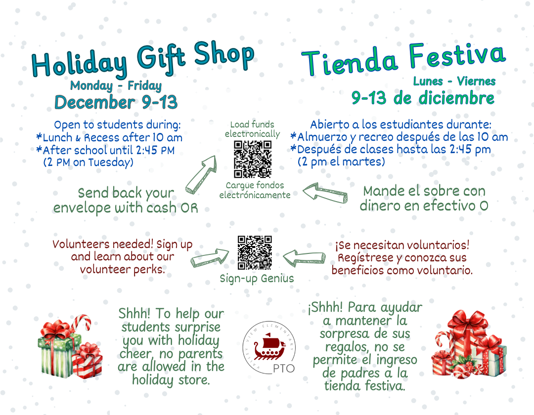 Holiday Shop Flyer