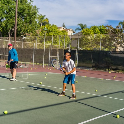 Michael T. teaches tennis lessons in San Dimas, CA