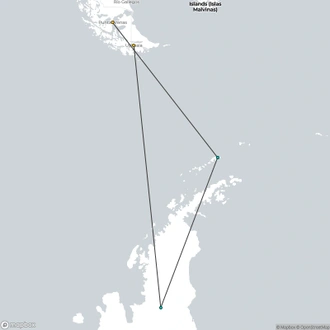 tourhub | Aurora Expeditions | Antarctica: Through the Lens | Tour Map