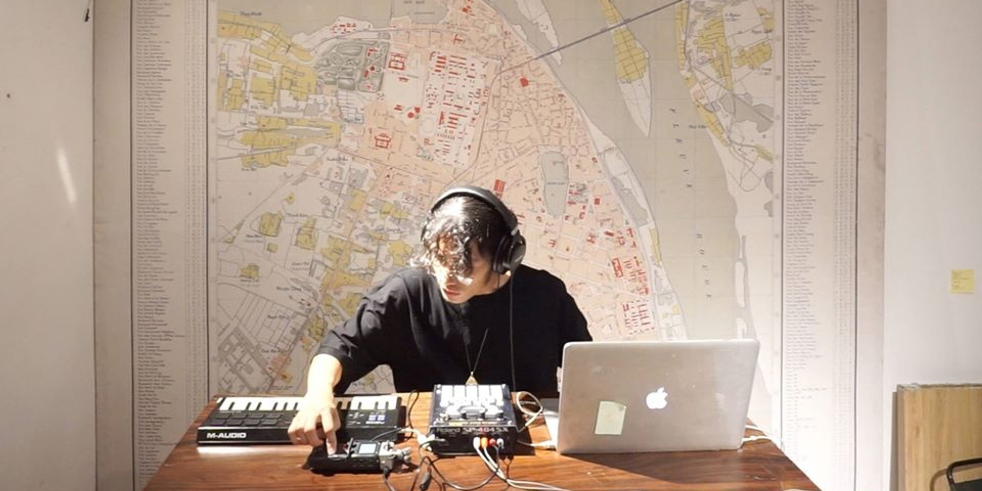 Moving from laundromats to temples, Escuri gives a tour of urban Japan in his album, Wander Studio 