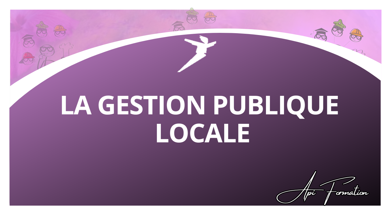 Représentation de la formation : LA GESTION PUBLIQUE LOCALE 