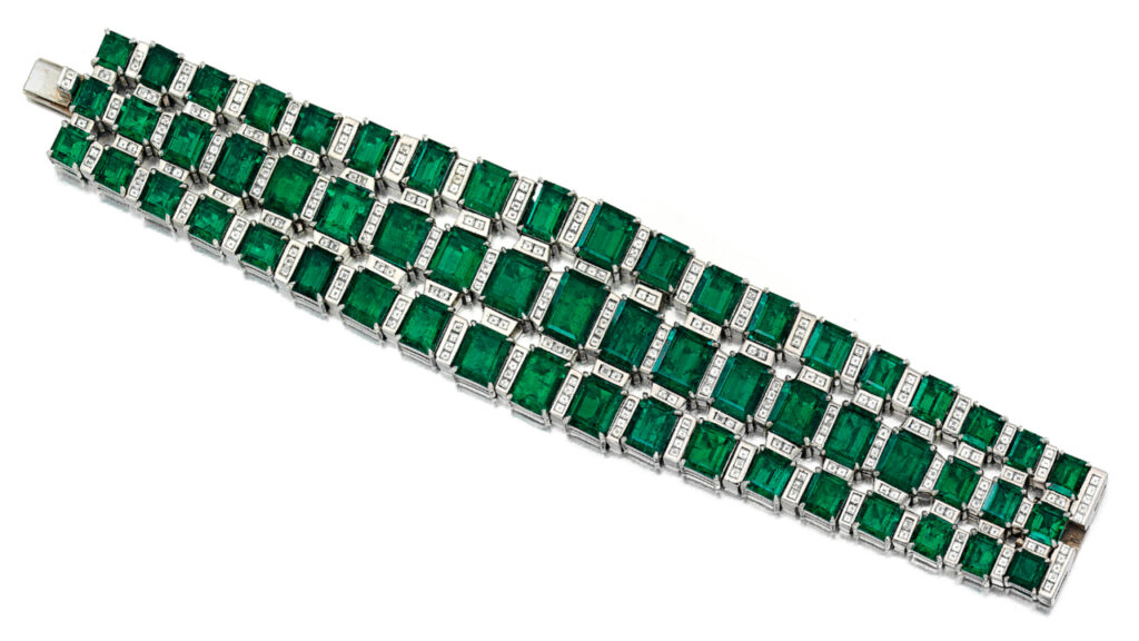 Emerald and Diamond Bracelet