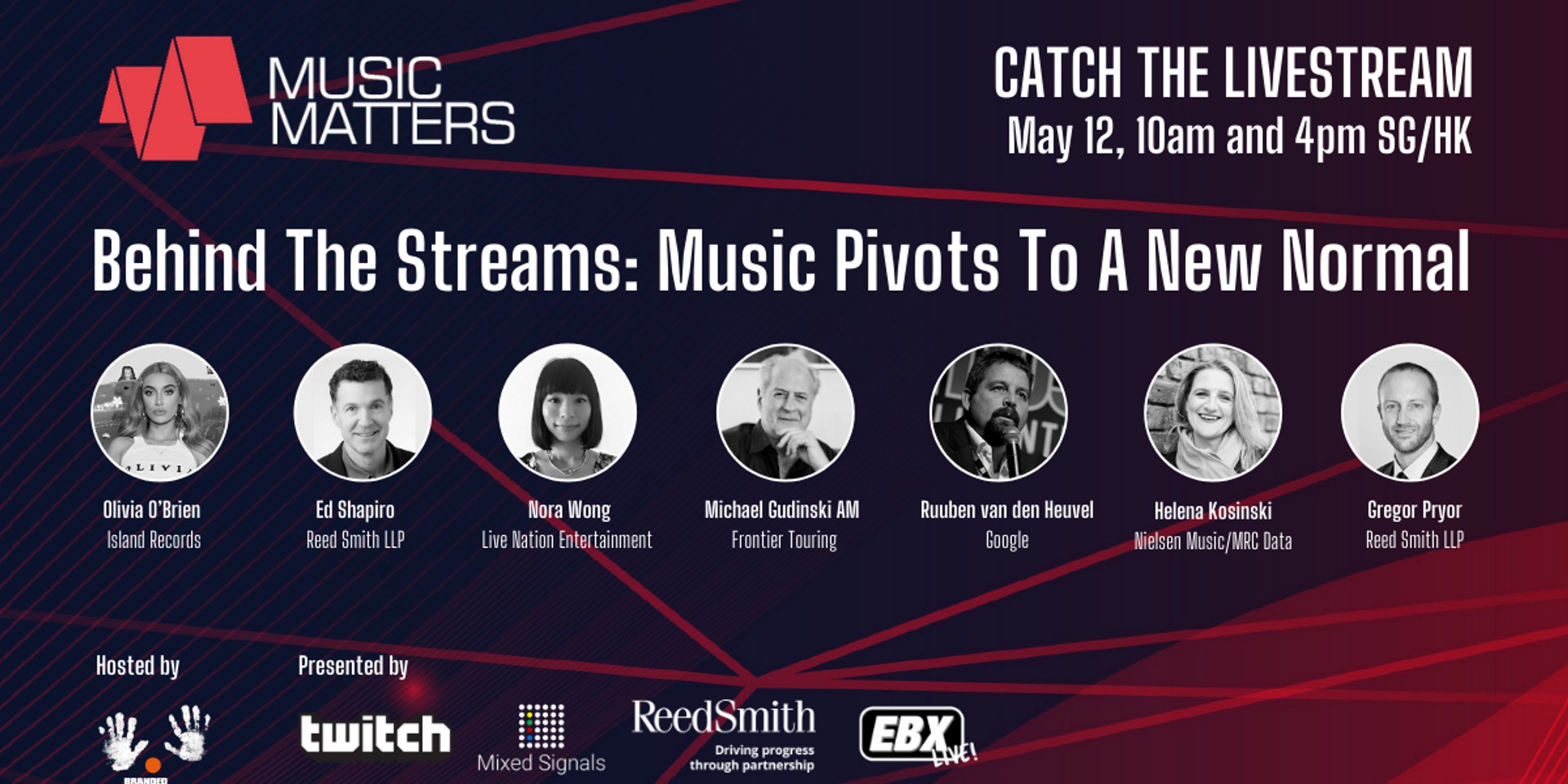 Tune into Music Matters: Behind the Streams this Tuesday to find out more about livestreaming