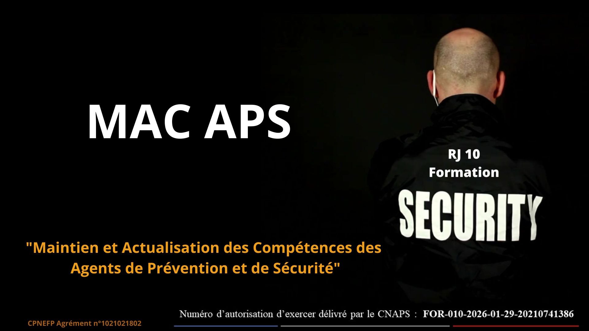Représentation de la formation : b1) MAC APS 