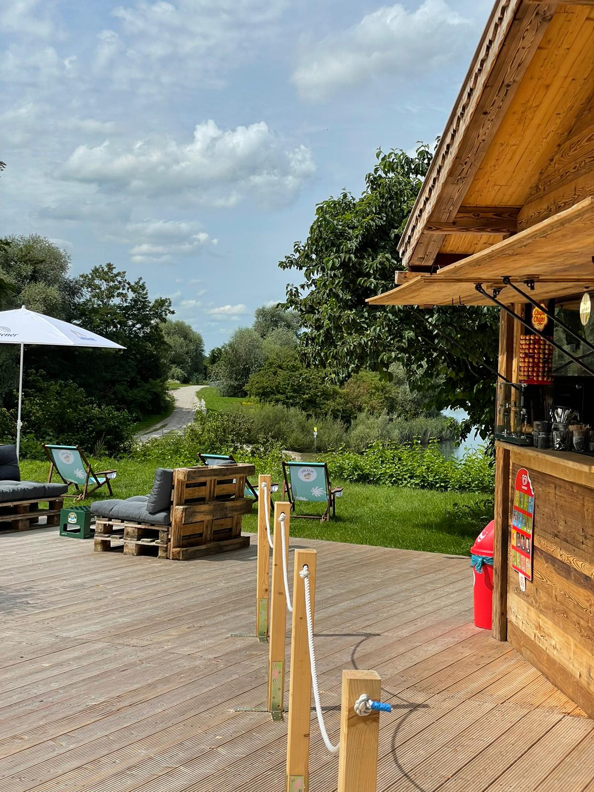 Wohlfühlkiosk am Hollerner See: Hecht und Sonne