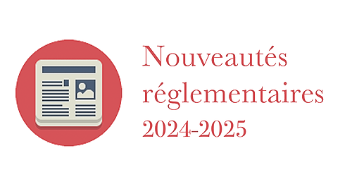 Représentation de la formation : Nouveautés réglementaires 2024-2025