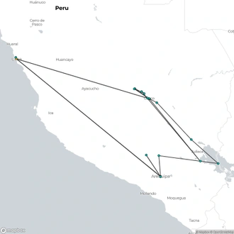 tourhub | Today Voyages | Peru Colca | Tour Map