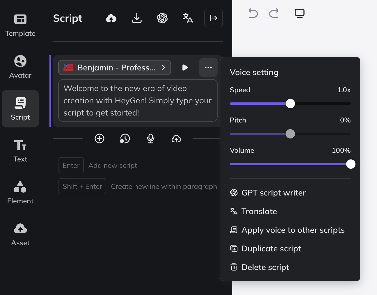 How to use Scripts in AI Studio