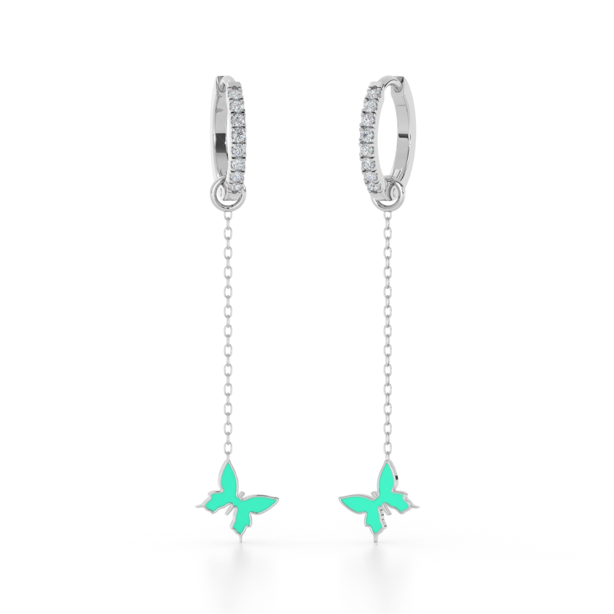 Stylish Sui Dhaga Earrings for Diwali || Mariposa Diamond  Sui Dhaga Earrings ||