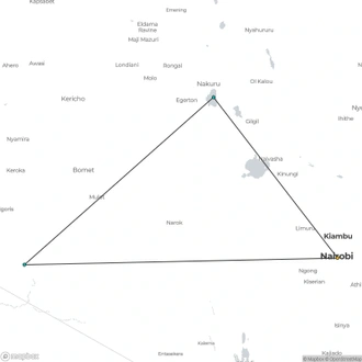 tourhub | ARP Travel Group | Through the Rift Valley, Sopa Lodges | Tour Map