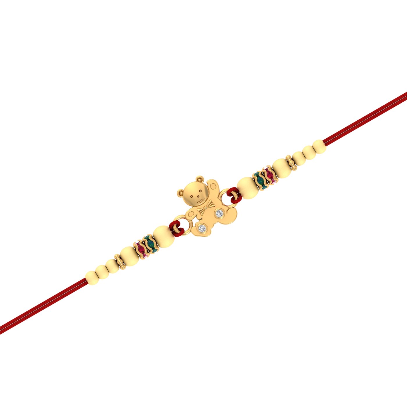 Get Your Hands on the Latest Rakhi Design for Younger Brother | TEDDY GOLD RAKHI FOR BHAIYA