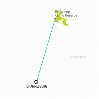 tourhub | Bamba Travel | Joburg Bush Voluntour 17D/16N | Tour Map