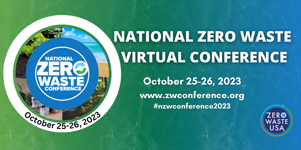 National Zero Waste Conference 2023, Hosted online, Wed Oct 25th 2023