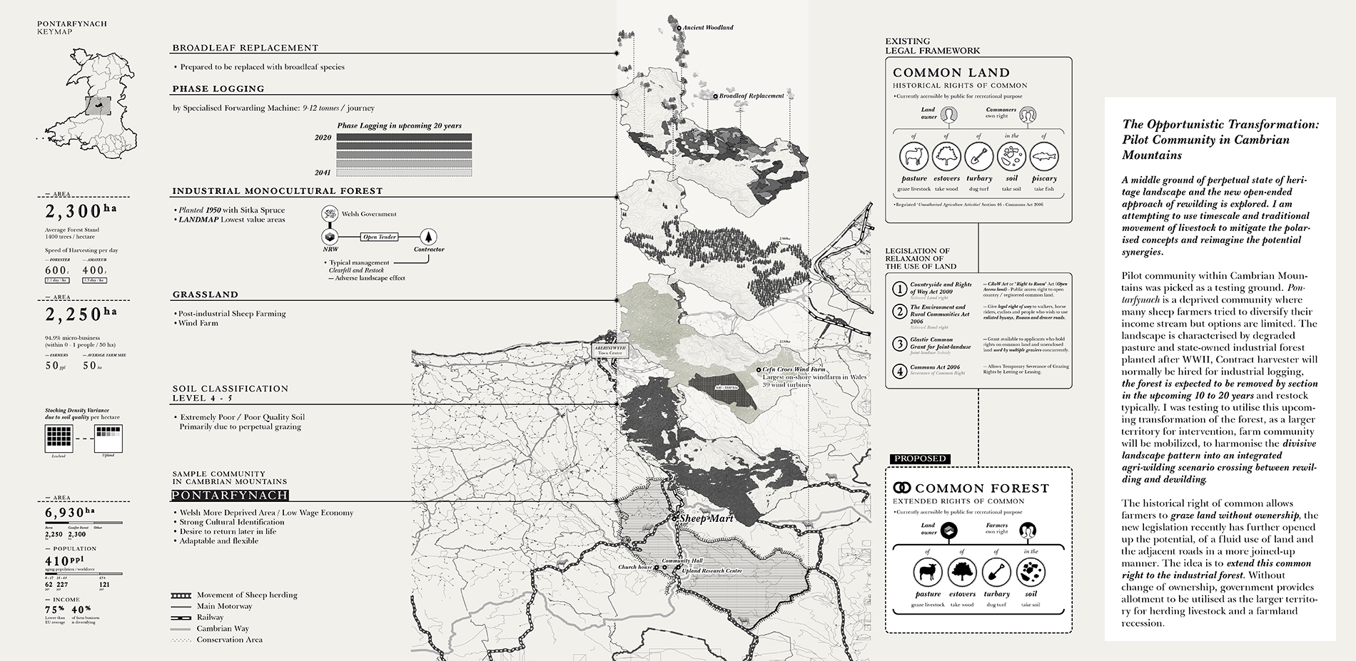 The Opportunistic Transformation: Pilot Community in Cambrian Mountains