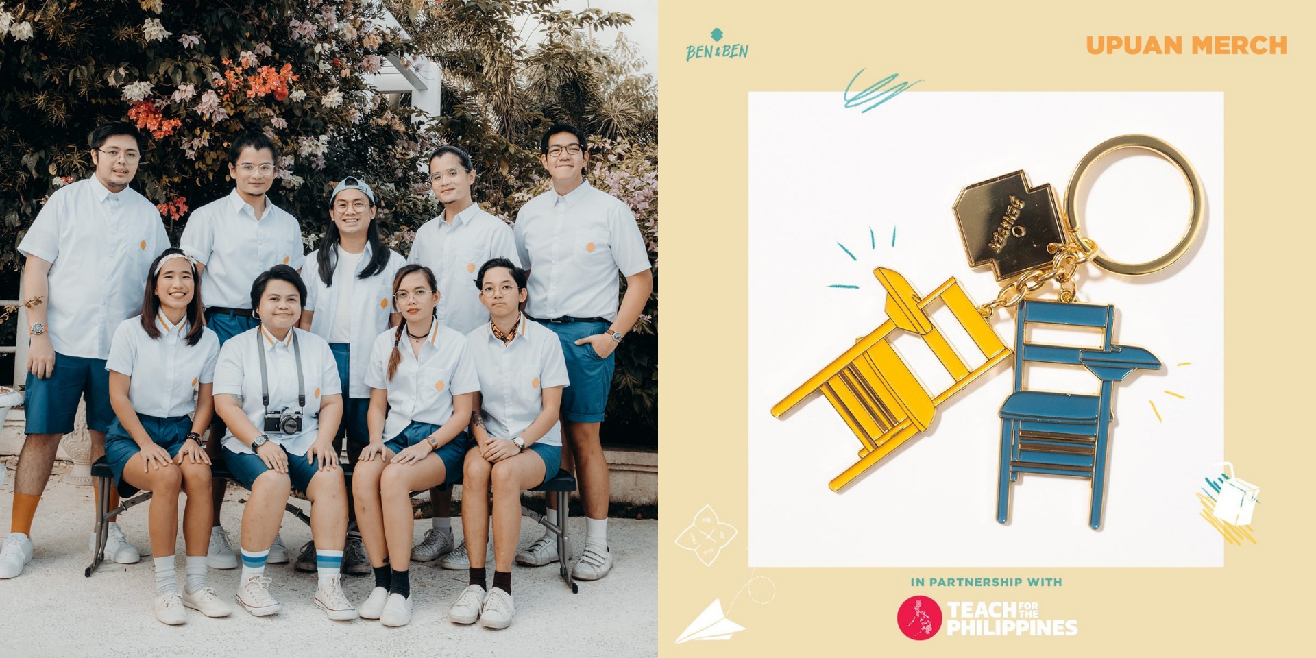 Ben&Ben team up with Teach for the Philippines for new 'Upuan' merch