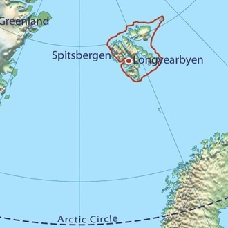 tourhub | World Expeditions | Svalbard Circumnavigation & Kvitoya | Tour Map