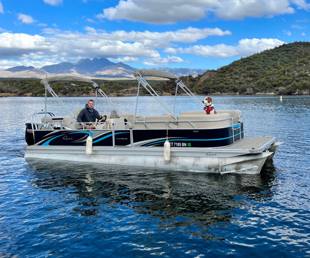 Private Pontoon Charter on Saguaro Lake with Captain & Water Equipment Included image 2