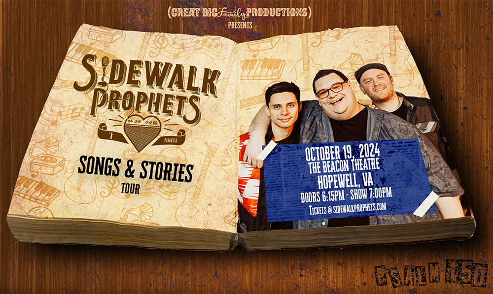 BT - Sidewalk Prophets - October 19, 2024, doors 6:15pm