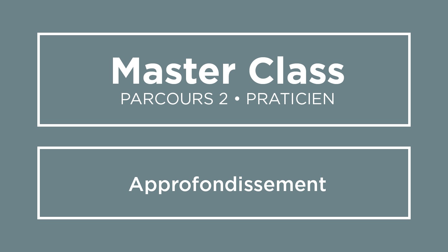 Représentation de la formation : Master Class - 5 jours
