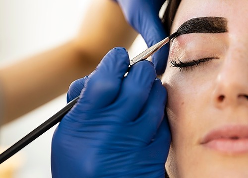 Représentation de la formation : Brow Lift & Teinture