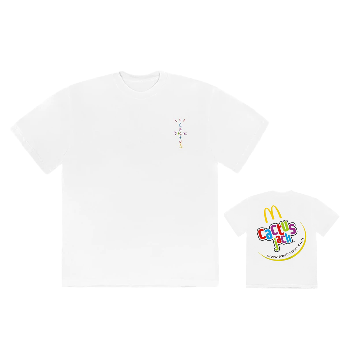 Travis Scott x McDonalds x CPFM - 60 Seconds T-Shirt (White) – eluXive