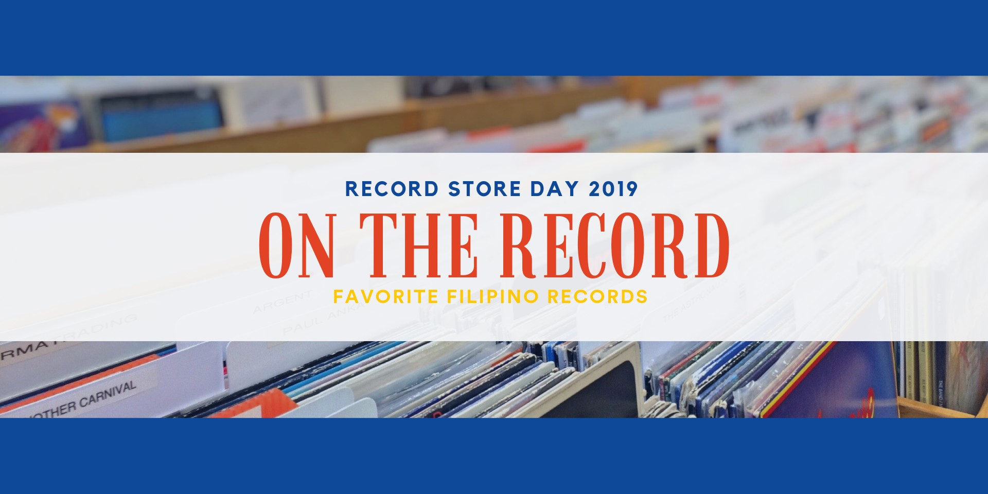 On The Record: Favorite Filipino records