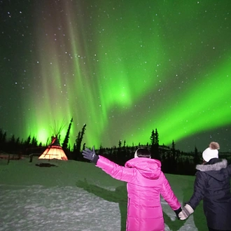 tourhub | Arctic Range Adventure | Best Value Aurora Viewing | Snowshoeing, Wildlife & Hot Springs 