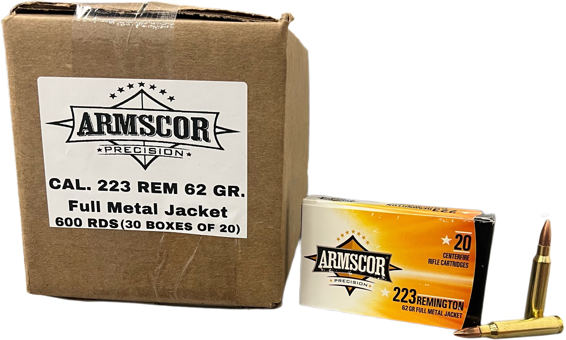 223 Remington Armscor 62 Grain Full Metal Jacket 600 Rounds Flipammo Lorton 22191 