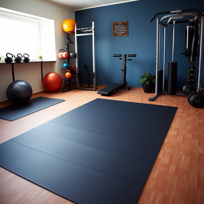 home gym rubber flooring
