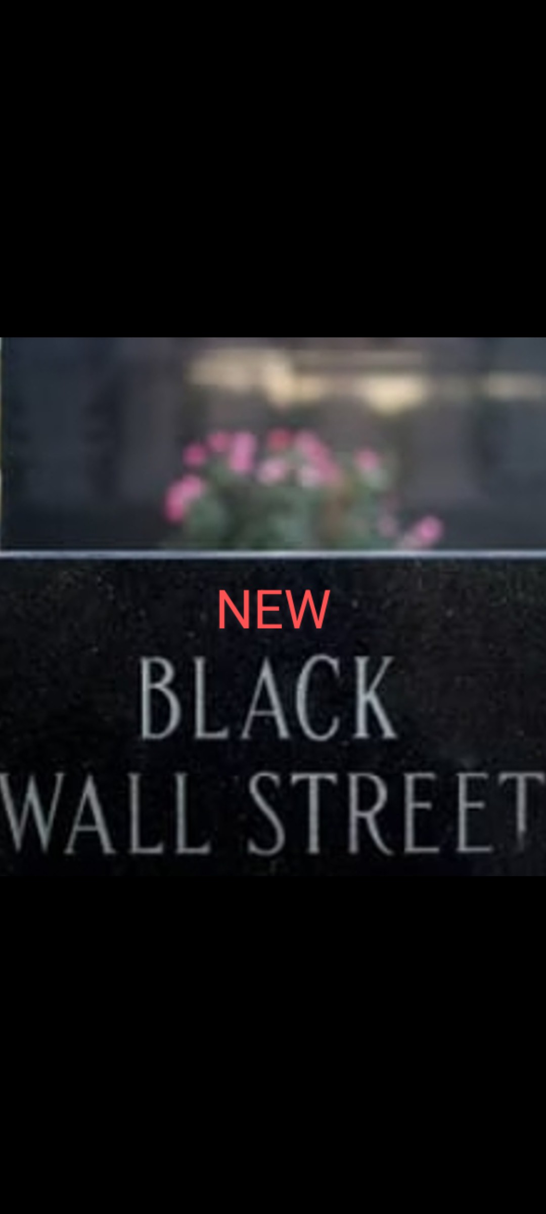 The New Black Wall Street 2023 logo