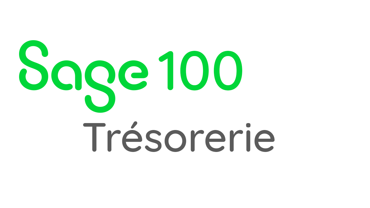 Représentation de la formation : SAGE 100 TRESORERIE