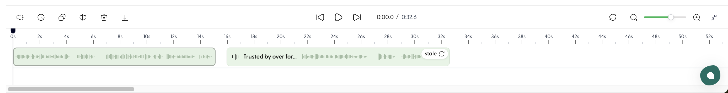 Change speed of a clip