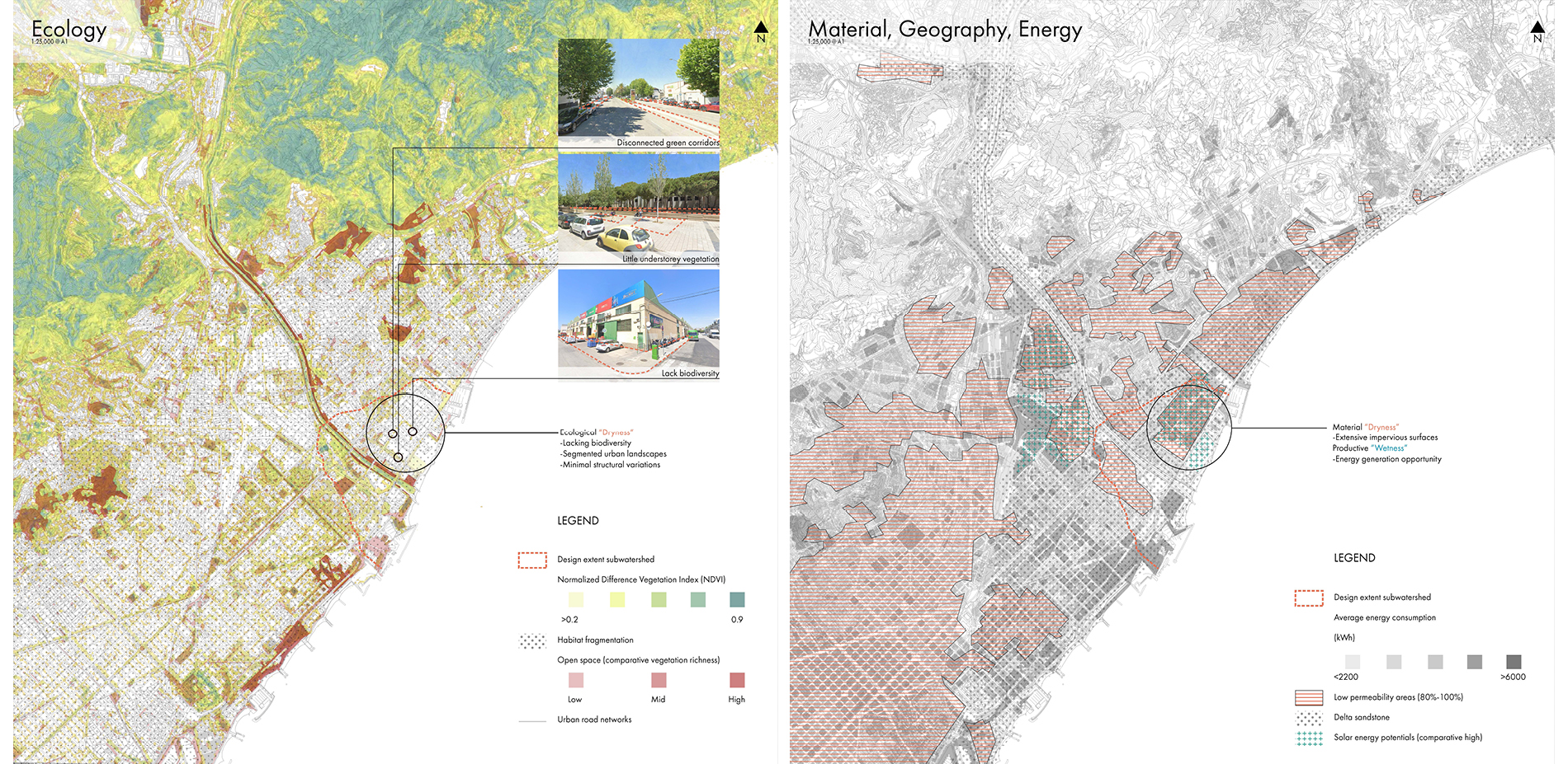 Mapping of Ecology and Material, Geography, Energy