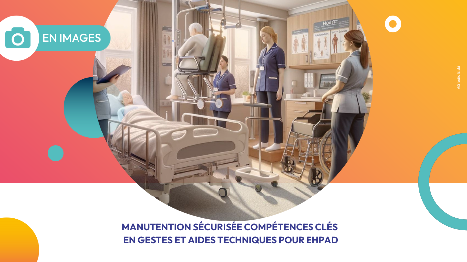 Représentation de la formation : Manutention Sécurisée :Compétences Clés en Gestes et Aides Techniques pour EHPAD