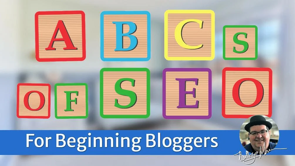 graphic showing building blocks that spell out ABCs of SEO