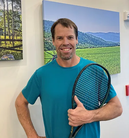 Joel K. teaches tennis lessons in Parker, CO